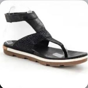 Sorel Black Women's Sandals